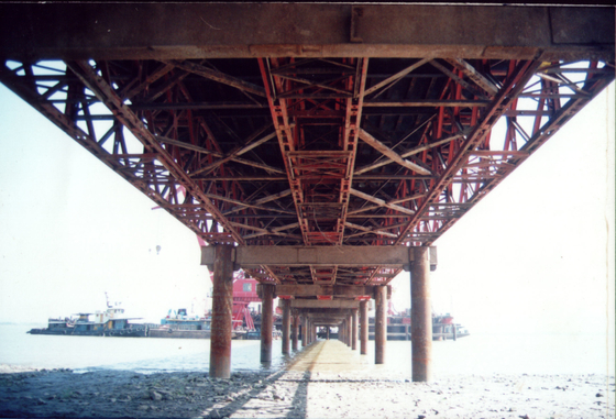 Comprimento 6-54m Bailey Bridge Truss Height da versatilidade 2.134m