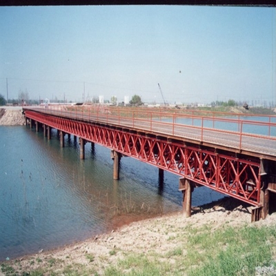 Altura de aço galvanizada do painel de Bailey Bridge With 1448mm