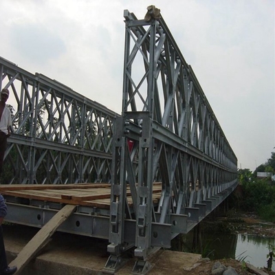 A ponte de fardo de aço galvanizada pré-fabricada para 50t seguiu a carga