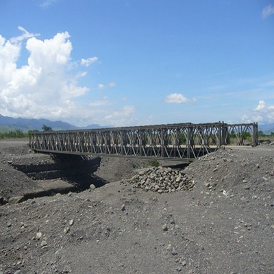Carga de projeto monolítica Hs25-44 de Bailey Bridge Army Compact 100 do painel